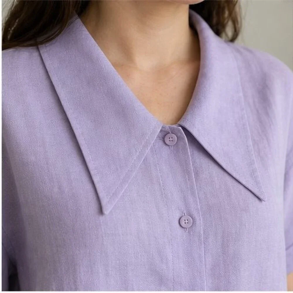 Blush Tie Neck Blouse